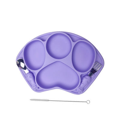 kopen Van de de Zuigingskom van Bpa van de siliconebaby het Vrije Vastgestelde die Vaatwerk met Stro wordt aangepast online manufacture