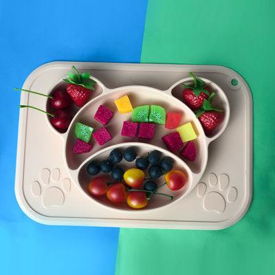 kopen Aangepast draag Vormsilicone Voedend Vastgestelde Babyplaten Vrije Bpa online manufacture