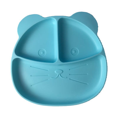 kopen De Rang van het de Kwaliteitsvoedsel van Tray Customized Cat Shape High van de siliconebaby online manufacture