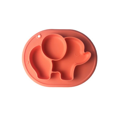 kopen Voedsel het Voeden de Babyplaten Aangepaste Jonge geitjes van het Olifantssilicone het Dineren Plaat Vrije Bpa online manufacture