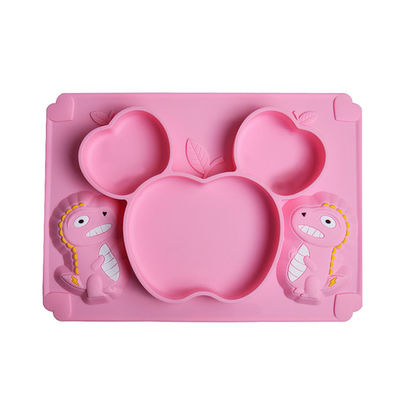 kopen Van de Plateneco van de Kinderen van het voedselsilicone van het de Babyvaatwerk de Vriendschappelijke Kom van de de Lepelplaat Vastgestelde online manufacture
