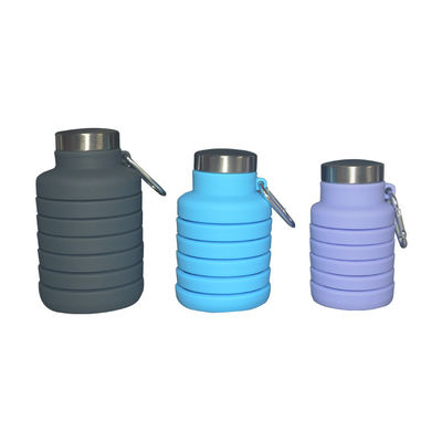 kopen De opgeslagen Flessen van het de Flessen500ml Eco Vriendschappelijke Opvouwbare Water van het Siliconewater online manufacture