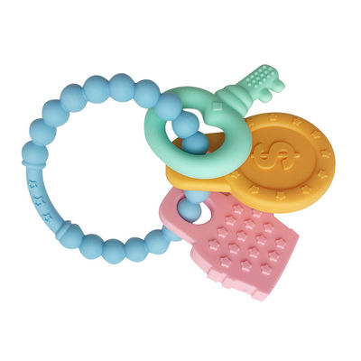 kopen Van het Siliconeproducten van de Eco Vriendschappelijke Baby van de het Voedselrang de Fopspeenklem Ring Teether online manufacture