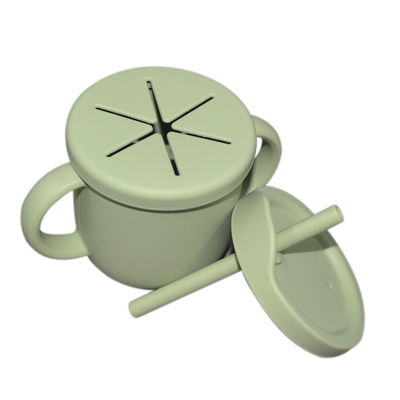 kopen 100% van de Kopeco de Vriendschappelijke BPA van siliconesippy van de de Babysnack Vrije Aangepaste Grootte Kop online manufacture