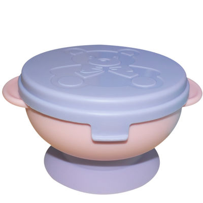 kopen Kleine van de de Komplaat van de Siliconezuiging van de de Kopbaby Verdeelde de Plaatlepel Silicone met Dekselreeks online manufacture