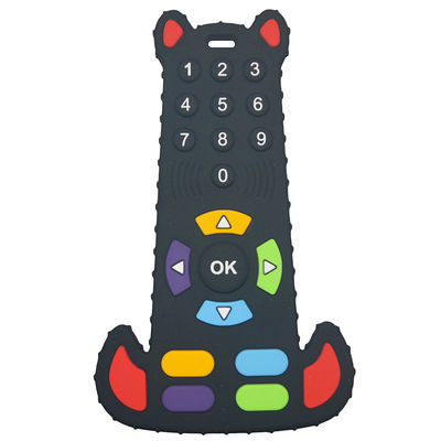 kopen BPA-vrij siliconen babybijtring TV-afstandsbediening Vorm Food Grade zacht tandjesspeeltje online manufacture