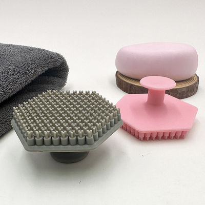 kopen Milieuvriendelijke babyborstel van siliconen voor een zachte en effectieve reiniging in ovale vorm online manufacture