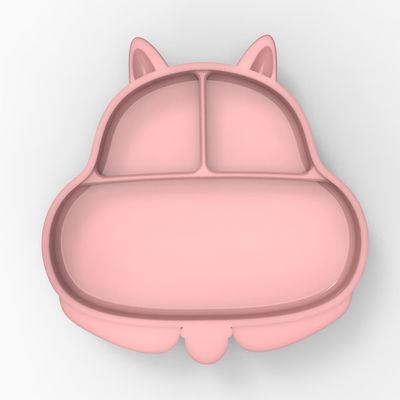 kopen MHC eekhoorn siliconen plaat baby verpleegkundige zuigcartoon dierlijke voedingsmiddelen siliconen voedingsset voor 6 maanden oude baby online manufacture