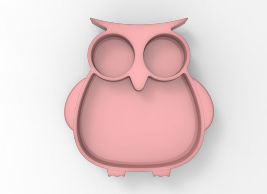 kopen MHC Roze siliconen babyvoederplaat voor 12-18 maanden Baby aan tafel bevestigen Lichtgewicht online manufacture
