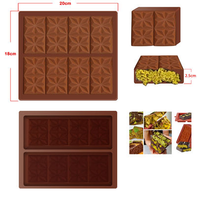 kopen MHC Custom Deep Small Dubai Chocolate Silicone Mould, Dubai Chocolate Bar Silicone Mould online manufacture