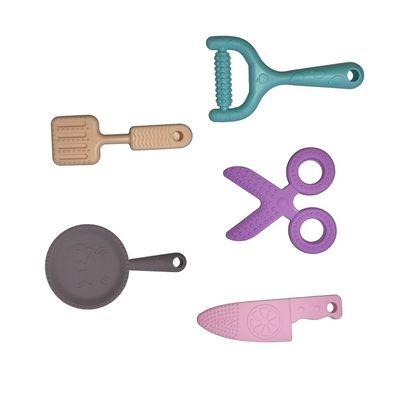 5 het Siliconebpa Vrije Aangepaste Kleur van Teether van de stuk niet Giftige Baby