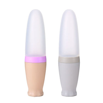 Phthalate BPA de Lepel van de Babyteether van het Latex Vrije Silicone het Voeden Fles Middelgrote Stroom