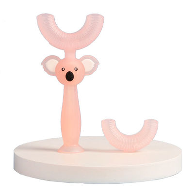 360 draagt de Handtandenborstel Vriendschappelijke Eco van Teether van het Babysilicone Gevormd