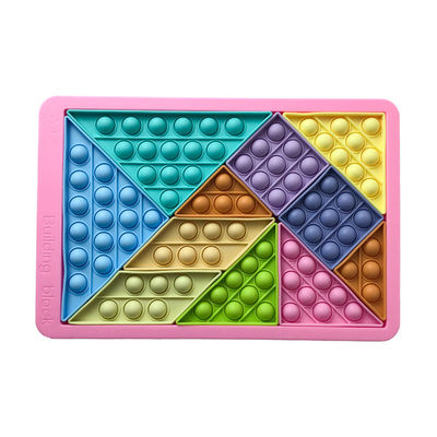 De unisex-Jonge geitjes die vroeg Onderwijsspeelgoedbel leren friemelen Speelgoedtangram Raadsel