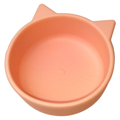 Jonge geitjeszuiging het Voeden Komsilicone Cat Shaped Food Bowls Customized