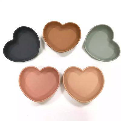 Baby die Vastgestelde Plaat voor Vruchten Vorm Vrije Bpa voeden van het Fabrieks de Prijs Aangepaste Hart
