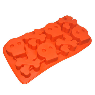 Oranje de Cakevorm Aangepaste Grootte van het Fondantjesilicone Duurzaam voor het Verfraaien