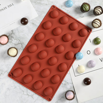De ronde Halve van de de Vormdiy Multiholte van de Cirkelchocolade Vormen van het het Siliconefondantje