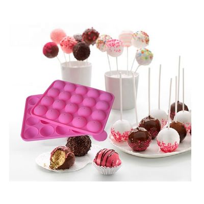 3D Ronde Suikergoed van de Siliconelolly vormt Duurzame Douane Logo Eco Friendly