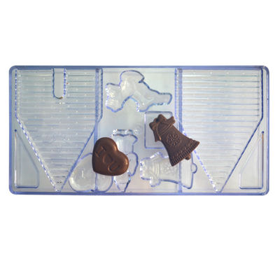 ODM de de Douanechocolade van de Hartvorm vormt Duurzame de Rang van het Siliconevoedsel