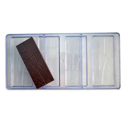 3D Chocolade van de Keukendouane vormt de Vierkante Vorm van het de Chocoladereepsilicone van de Vormcake