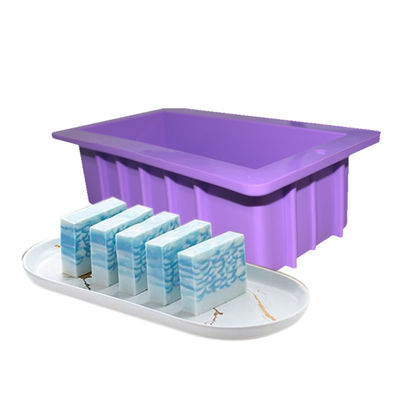 Van de de Zeepvorm van het ambachtsilicone van de Rechthoek de Met de hand gemaakte Diy Beschikbare Douane voor Cake het Maken