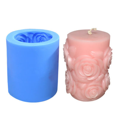 Van het de Bloemsilicone van de voedselrang van de de Kaarsvorm van de Cilindereco Vriendschappelijke 3D
