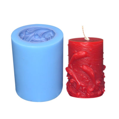 Van de het Siliconekaars van de dolfijnvorm Vormen van de de Vorm de Duurzame 3D Kaars