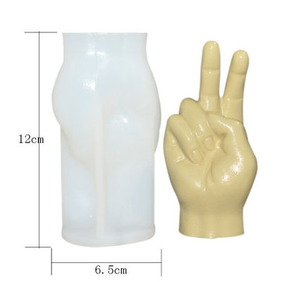 6.5*5.5*12Cm Douane van de Kaarsvormen 130G van het Standbeeldsilicone de Rubber plus Grootte