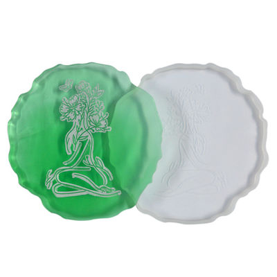 De onregelmatige van de de Harsvorm van het Vormsilicone Vormen van de de Juwelen 3D Onderlegger voor glazen van Poxy