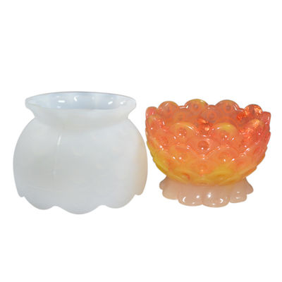 De duurzame Vormen Diy Met de hand gemaakte Lotus Shape Bowl van het Hars Epoxysilicone
