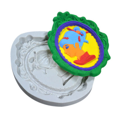 OEM Professionele van de Vormenparagraaf van het Siliconebaksel Gevormde het Fondantjevrouw