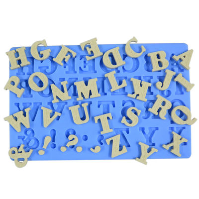 Van de de Werktuigencake van het siliconebaksel van het het Bakselhulpmiddel van de het Voedselrang van de Mat 3d Hoofdletters het Fondantjevormen
