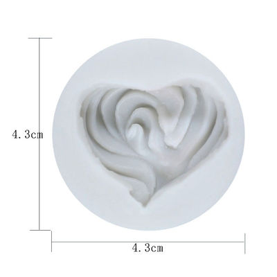 Van de de Werktuigendouane van het siliconebaksel van de de Groottecake de Decoratiehulpmiddelen 3d Rose Flower Shape Fondant Mould