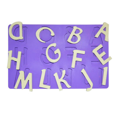 OEM de Cake van de Siliconebrief vormt Fondantje de Engelse het Leren Vorm van de Alfabetcake