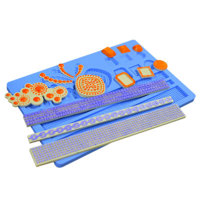 Van de de Werktuigendouane van het siliconebaksel van het de Grootte de Antislipbaksel Mat van Mats Silicone Furniture Fondant Molds