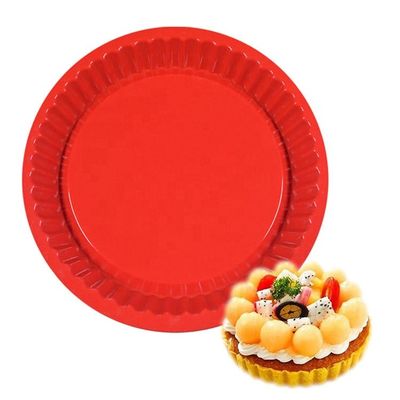 4-9 van het de Microgolf de Veilige Rubbersilicone van de duim niet Stok Pizza Pan Food Grade