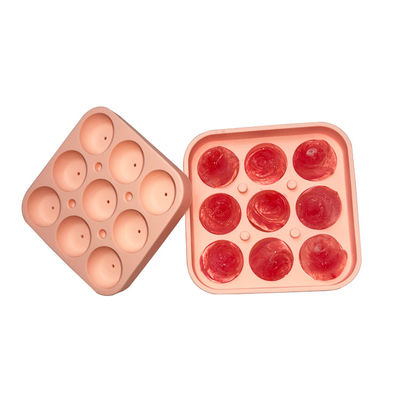 Duurzame Holte 9 van silicone Kleine Rose Shaped Ice Cubes Maker 1,2 Duim