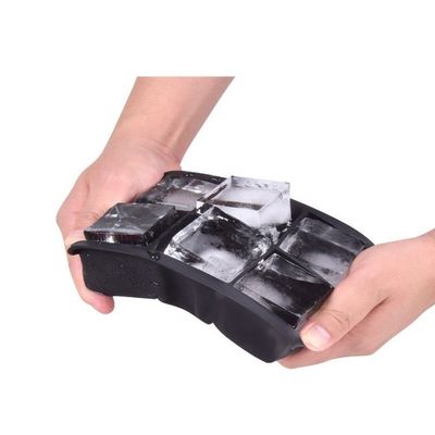 3D Vierkante Dienbladen van het Siliconeijsblokje plakken Aangepaste niet 15.5*11*5cm