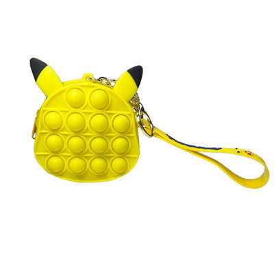 Mini Soft Wallet Kid Gift-van het de Pionierssilicone van het Ritssluitingsknaagdier van de het Muntstukbeurs de Multifunctie