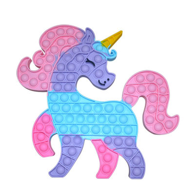 Unicorn Penguin Desktop Puzzle Kids-de Decompressiepers van het Silicone Onderwijsspeelgoed