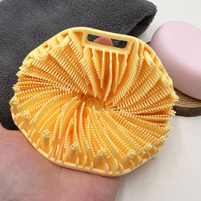 MHC Soft Square Silicone Body Scrubber Exfoliator voor vrouwen en mannen Antimicrobiële set