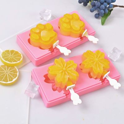Duurzame MHC Cherry Blossom vorm Silicone ijsvormen met deksel voor kinderen