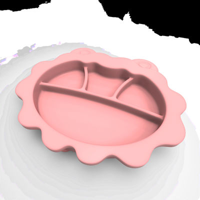 MHC Customized Silicone Baby Feeding Dispenser Plaat Licht Duurzaam Met Zuig voor het spenen