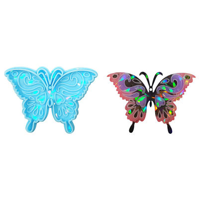 Hoge duurzaamheid 3D holografische siliconen mal voor MHC Hars Art Decor Vlinder Sleutelhangers