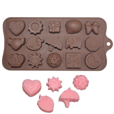MHC Custom Pour Chocolade Silicone Chocolade Mould Leuke tekenfilmvorm voor makkelijk schoonmaakbare taartgereedschappen