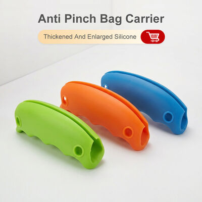 Draagbare siliconen winkeltas Handle Grip Comfortabele boodschappenzak houder pijnstiller arbeidsbesparende drager voor zware tassen